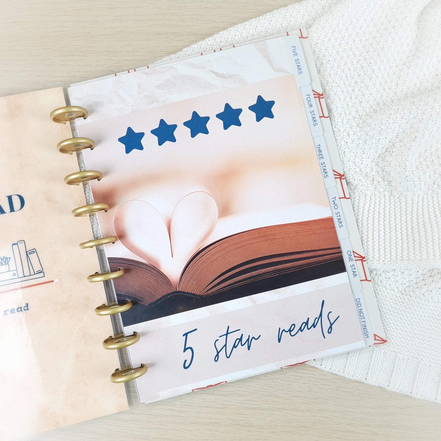 Book Review Journal Divider Pages