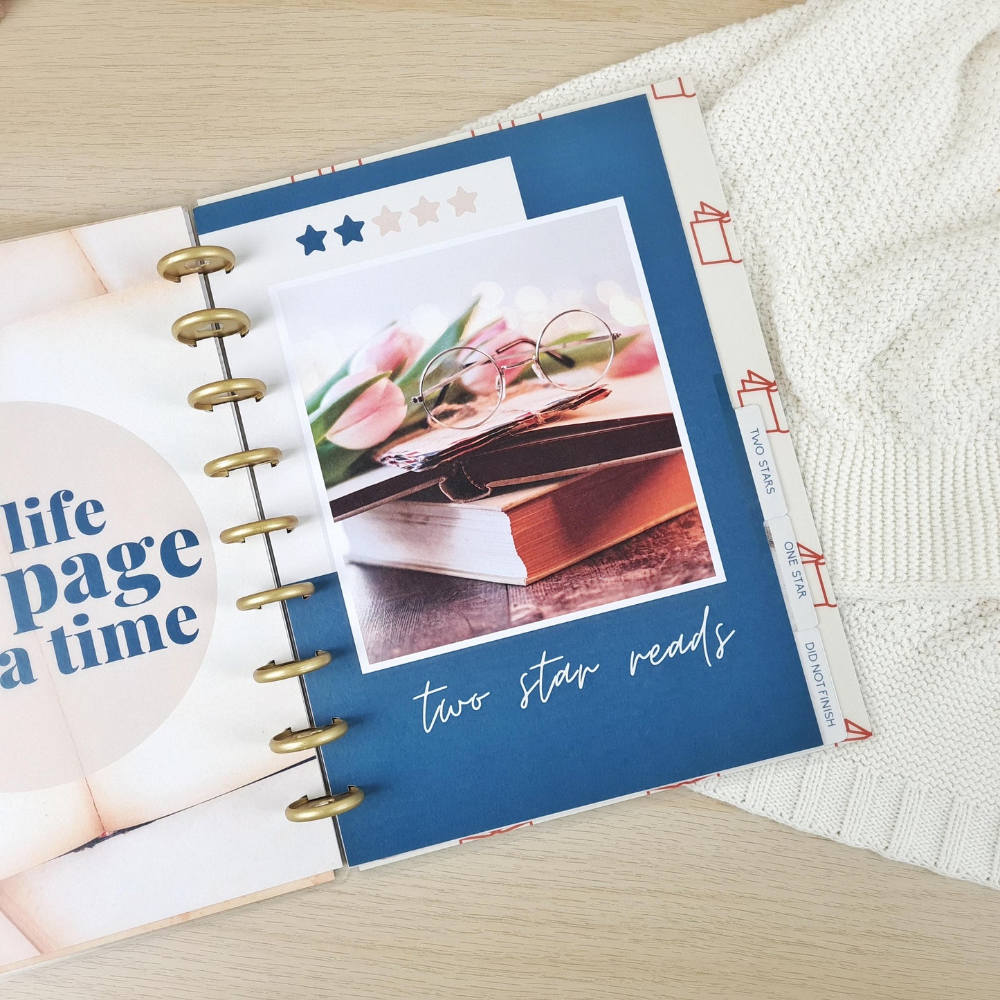 Book Review Journal Divider Pages