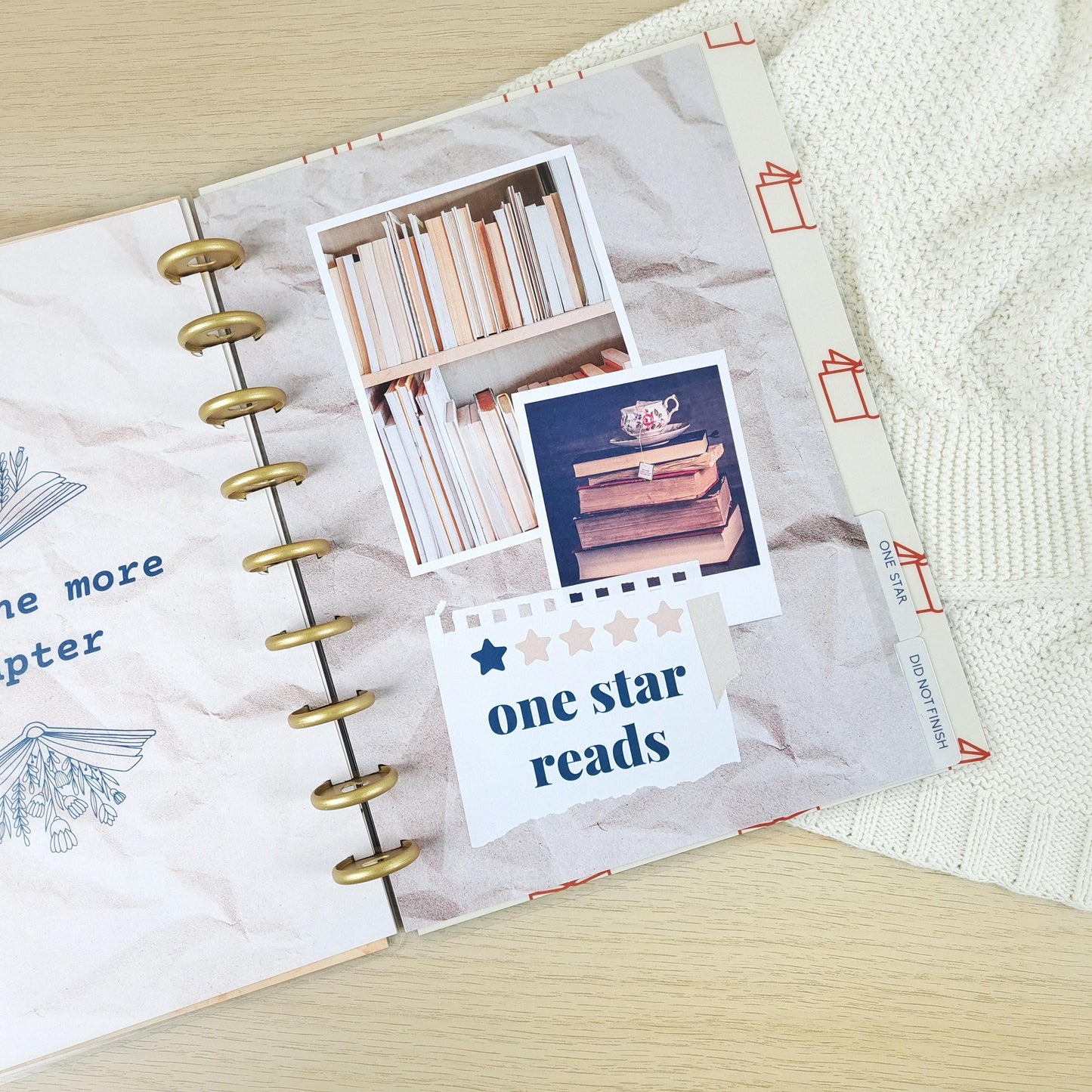 Book Review Journal Divider Pages