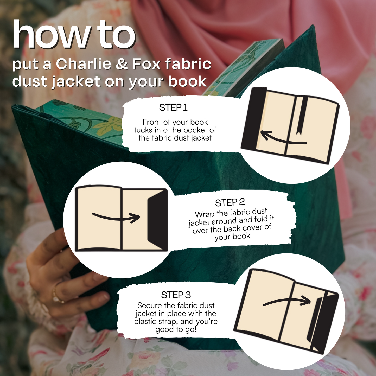 Fairytale fabric dust jacket