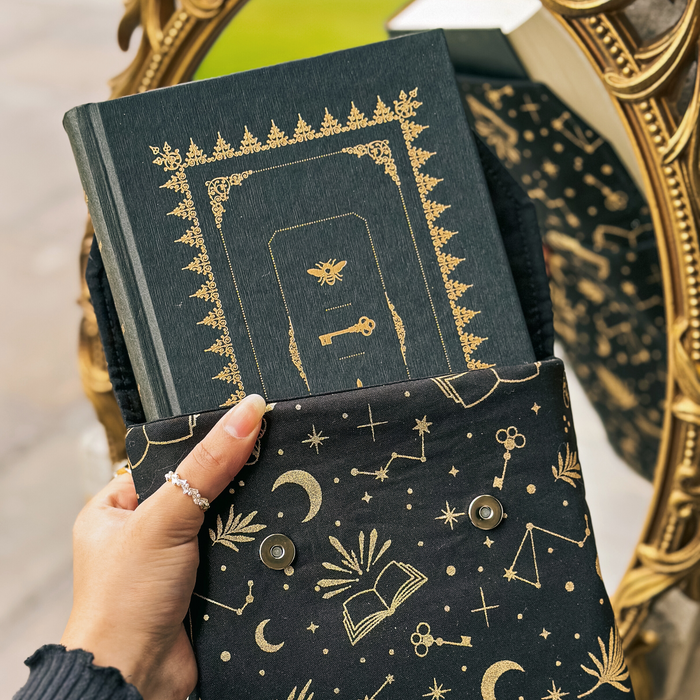 Reading is Magic in Midnight padded book sleeve