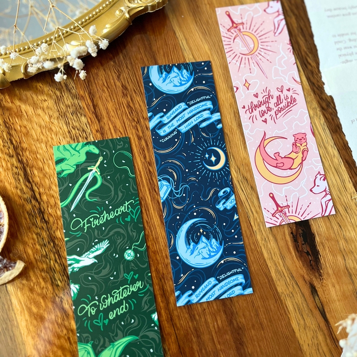 Sarah J. Maas double-sided bookmark bundle