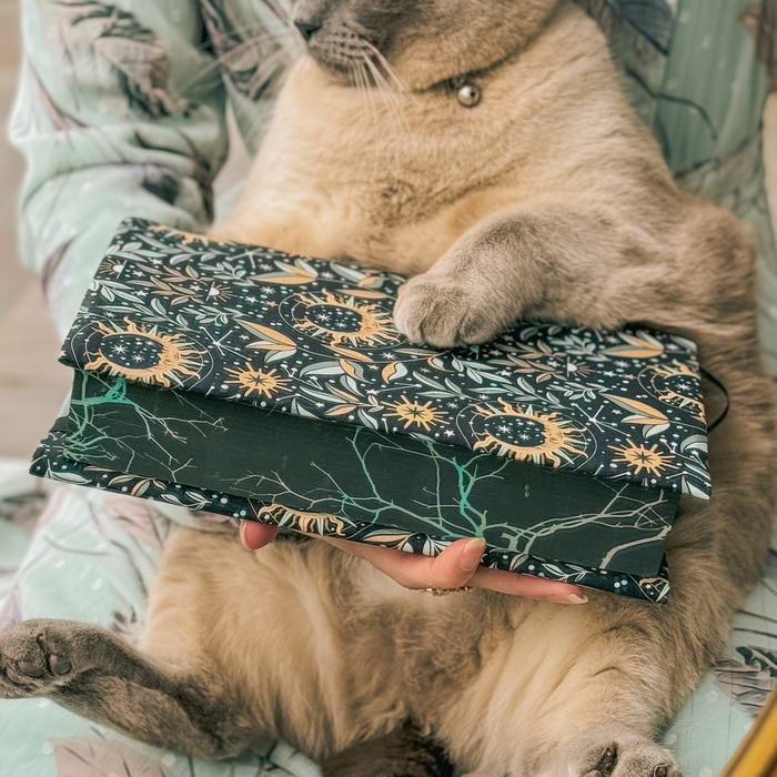 Astral Moonlight fabric dust jacket