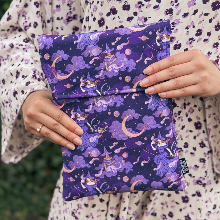 Bewitched padded book sleeve