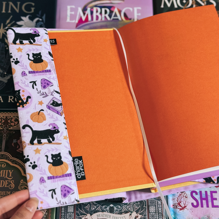 Cats and Magic fabric dust jacket