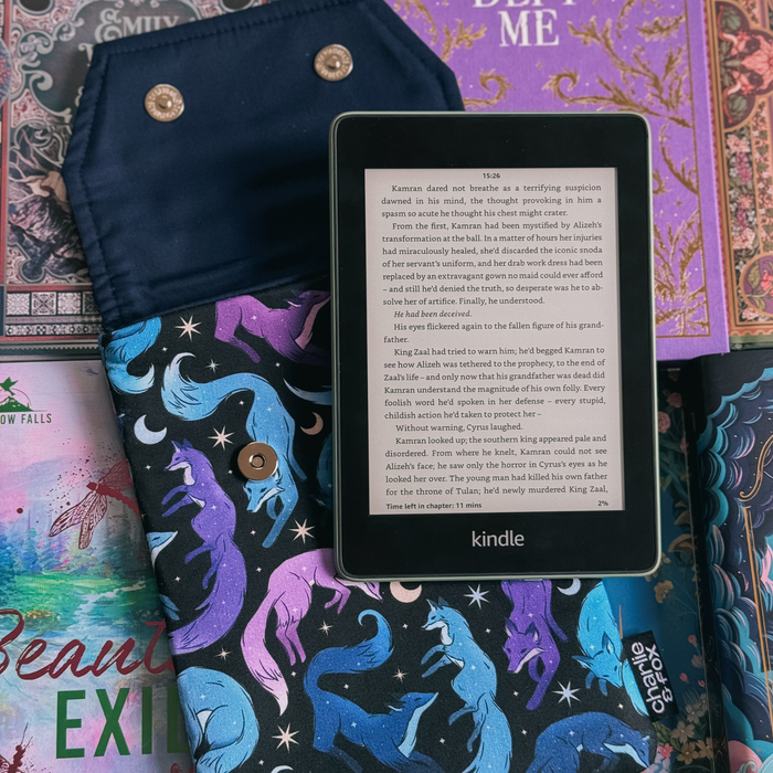 Celestial Fox padded e-reader sleeve
