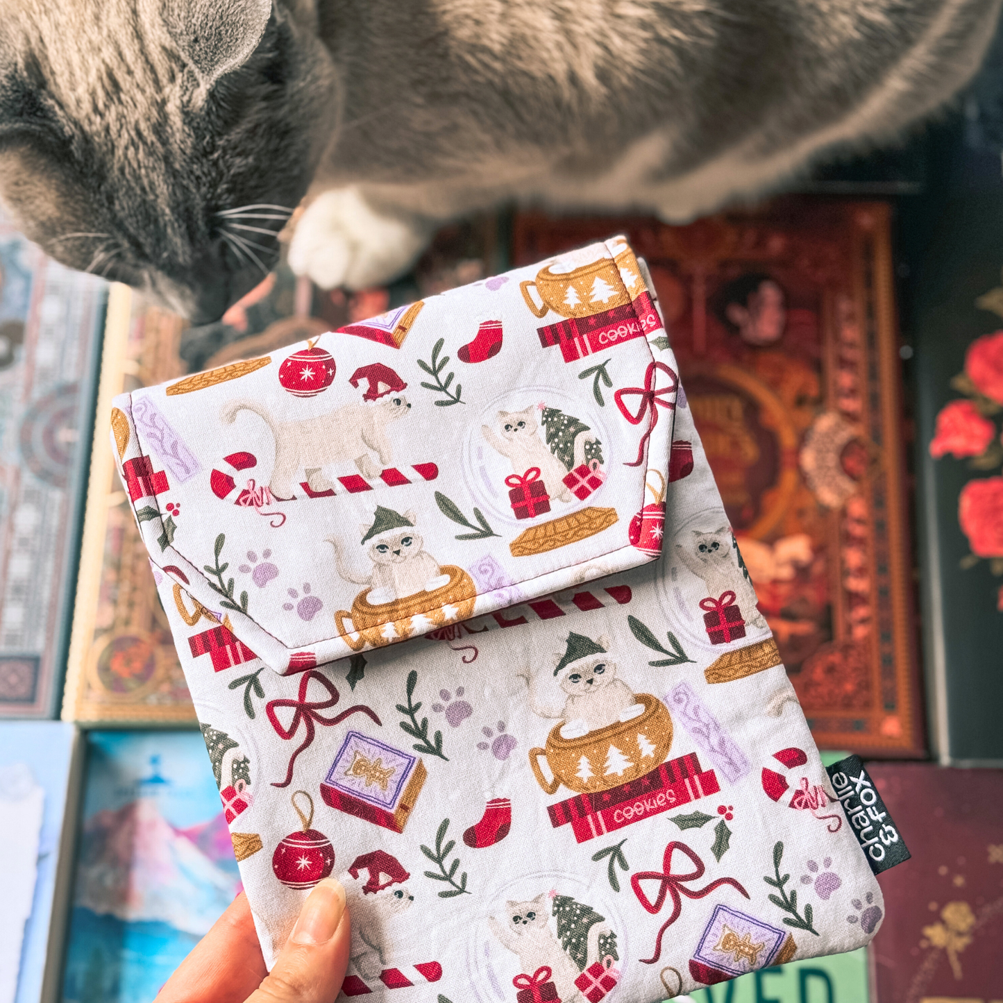 Charlie Christmas padded e-reader sleeve