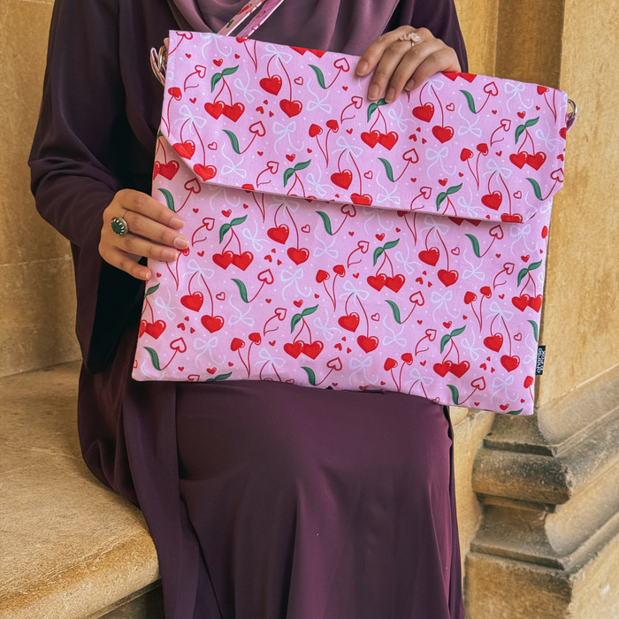 Cherry Hearts satchel