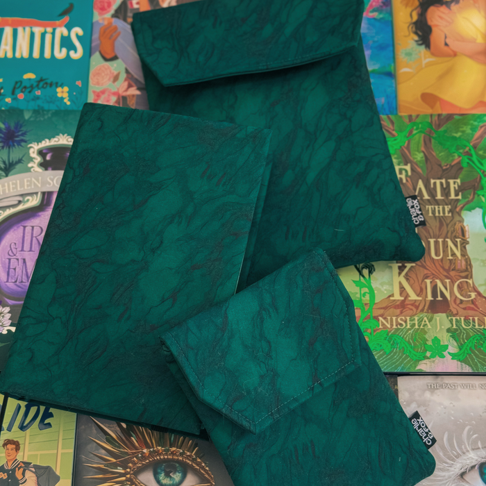 Emerald Green fabric dust jacket