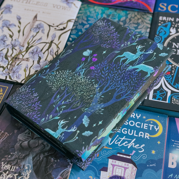 Enchanted Forest fabric dust jacket