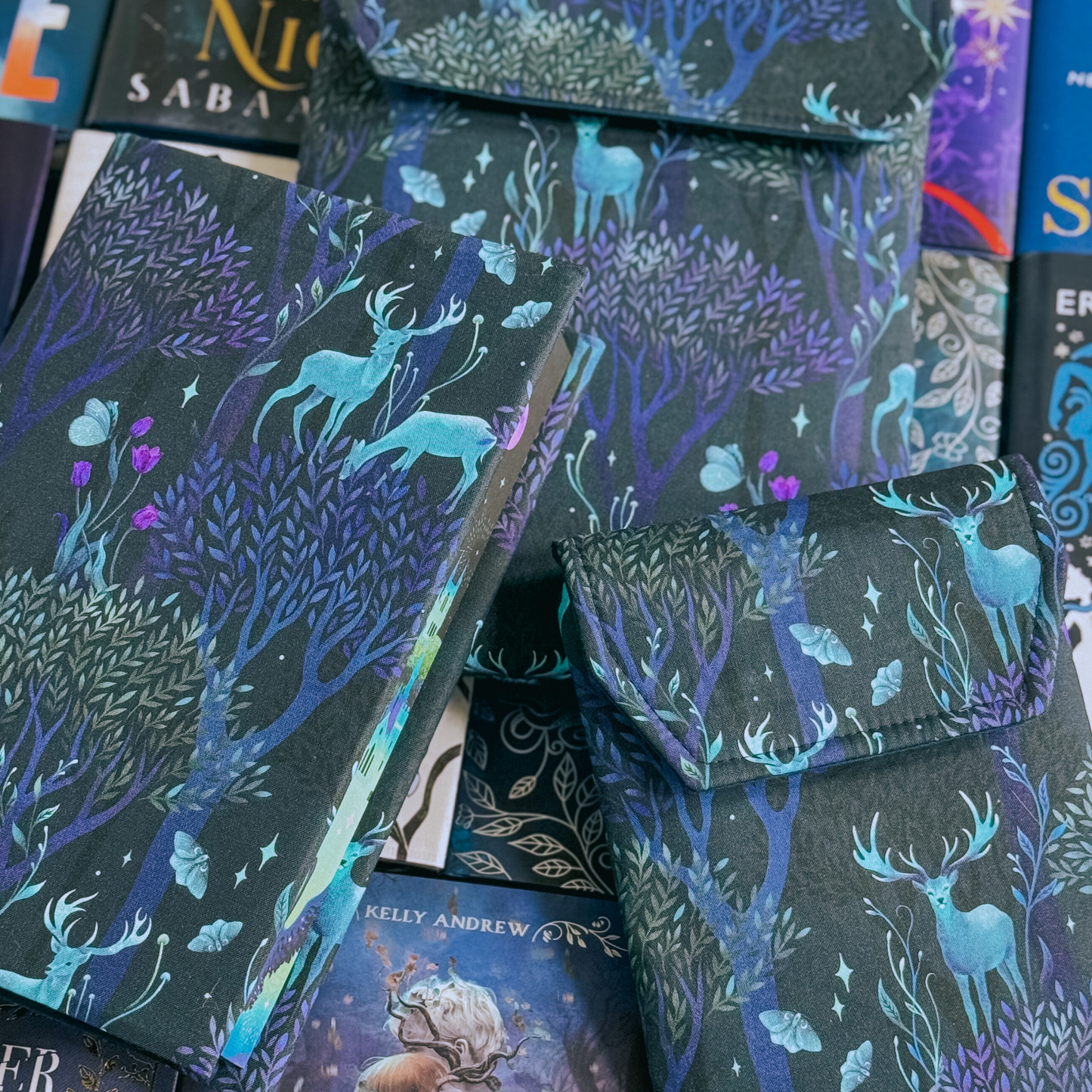 Enchanted Forest padded book sleeve