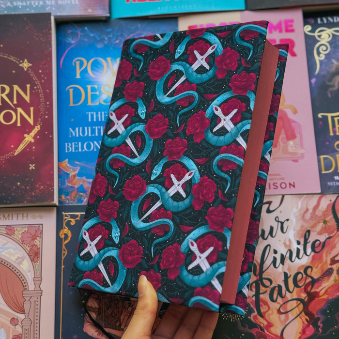 Enemies to Lovers fabric dust jacket