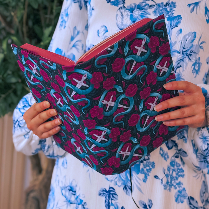 Enemies to Lovers fabric dust jacket