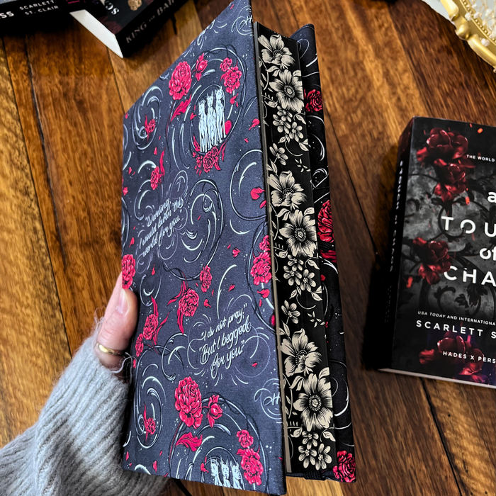 Eternal Lovers fabric dust jacket (Scarlett St. Clair)