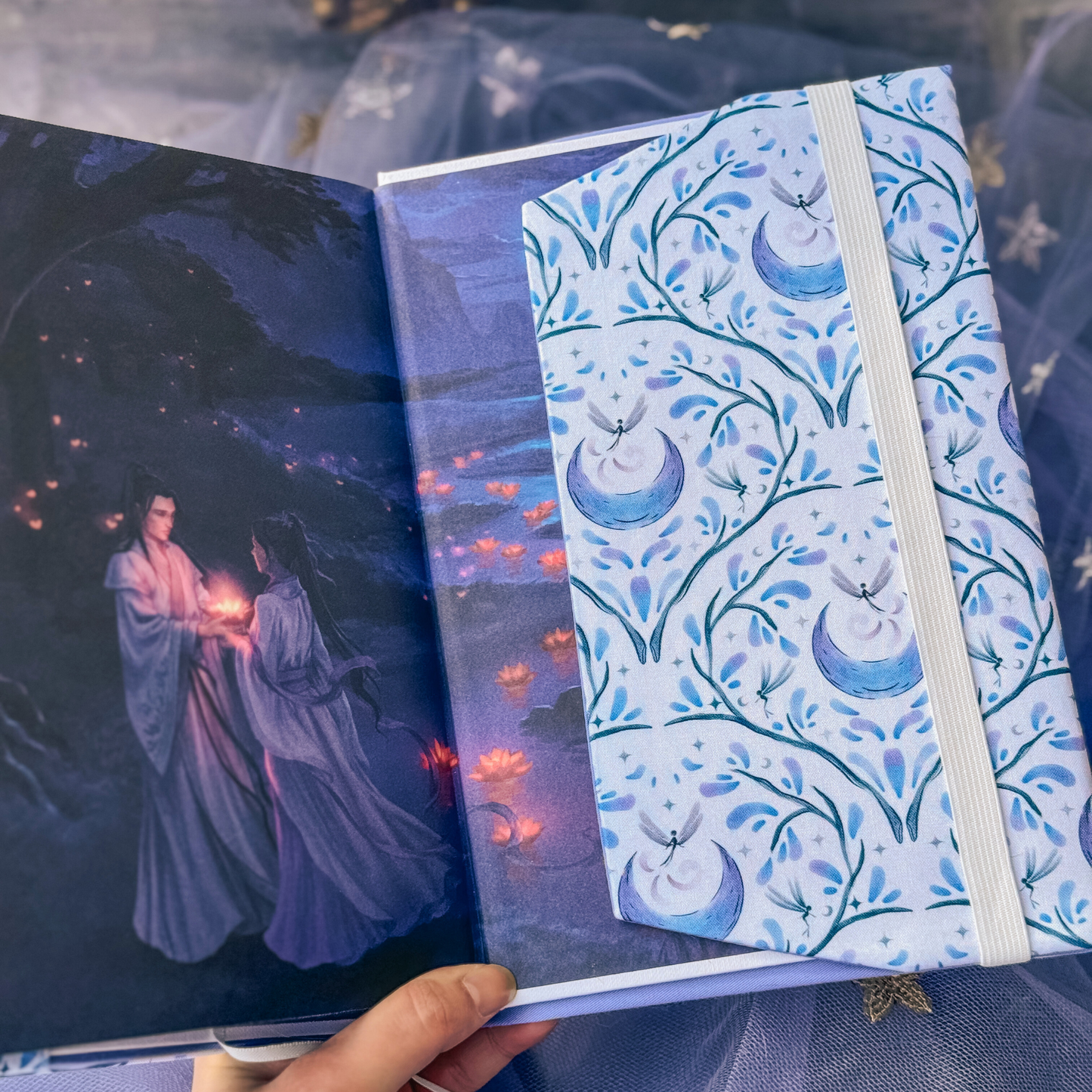 Fairytale fabric dust jacket