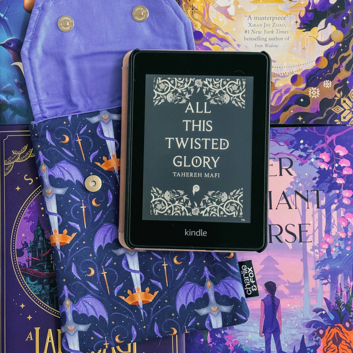 Fantasy padded e-reader sleeve