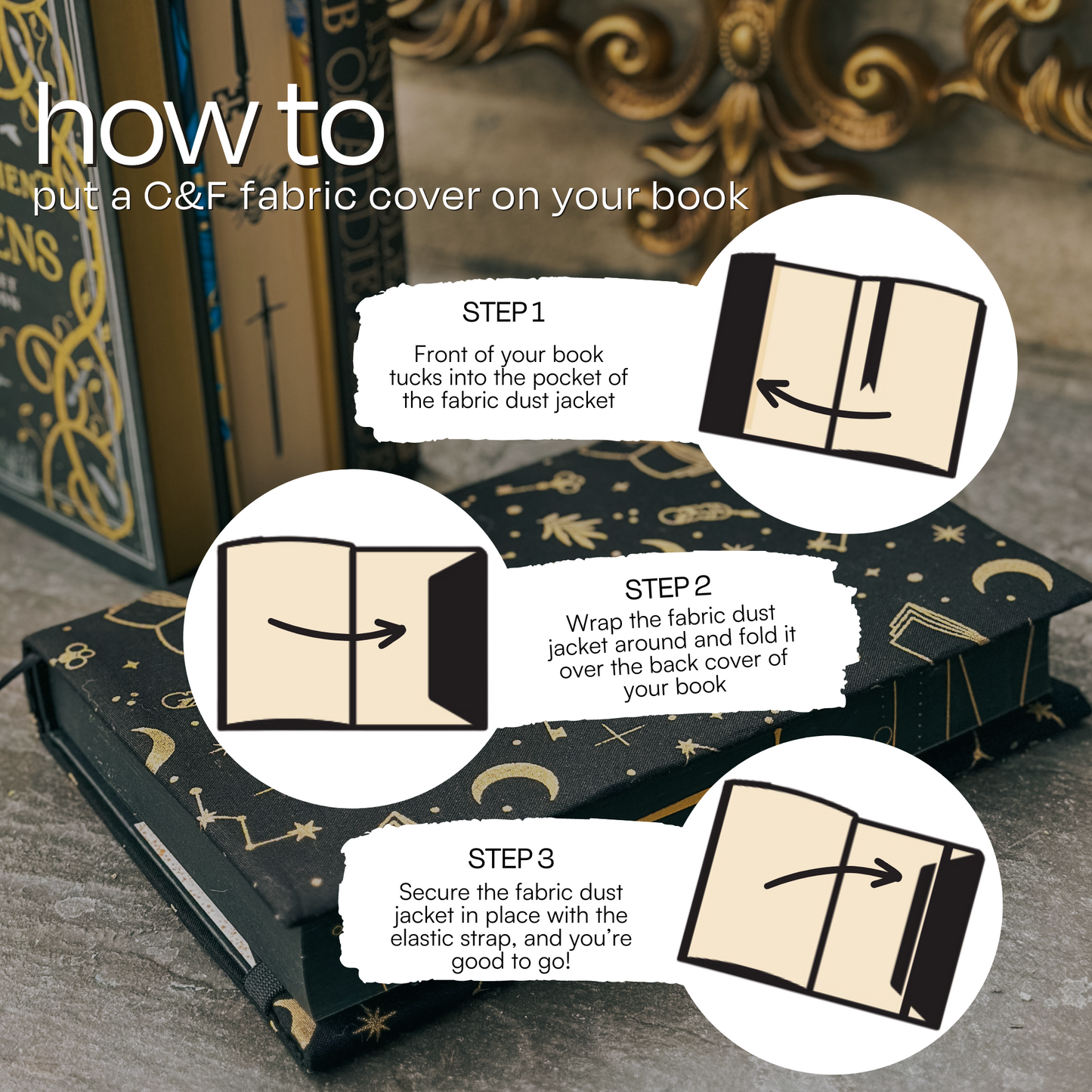 Eternal Lovers fabric dust jacket (Scarlett St. Clair)