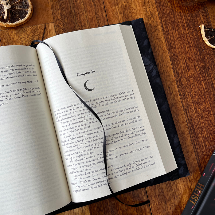 In The Shadows fabric dust jacket