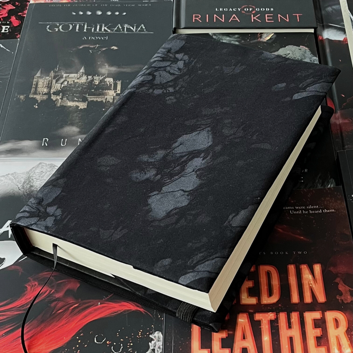 In The Shadows fabric dust jacket