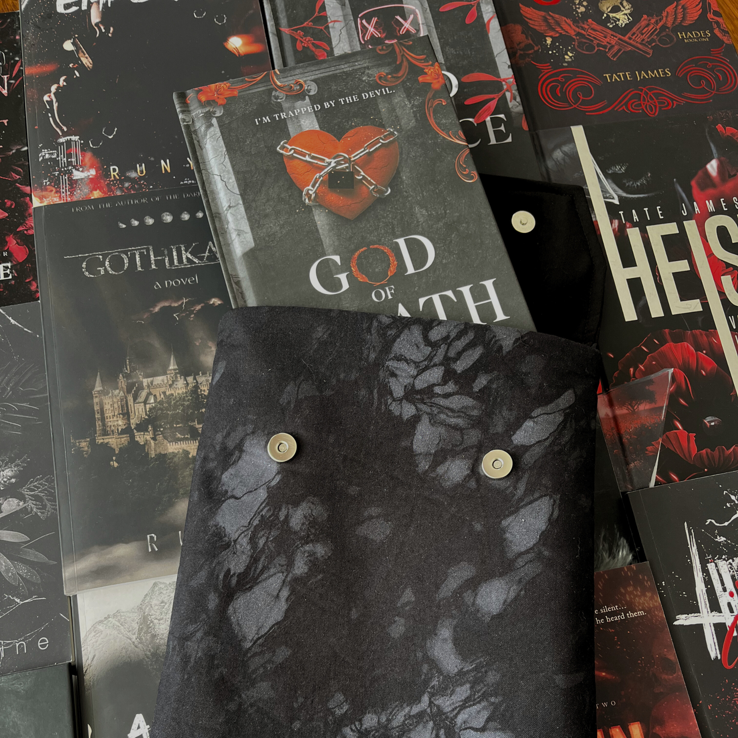 In The Shadows padded book sleeve