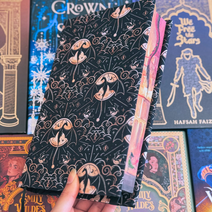 Iron Flame 2.0 fabric dust jacket - Rebecca Yarros