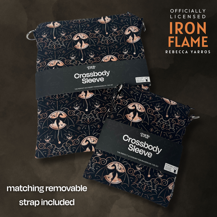 Iron Flame crossbody sleeve - Rebecca Yarros