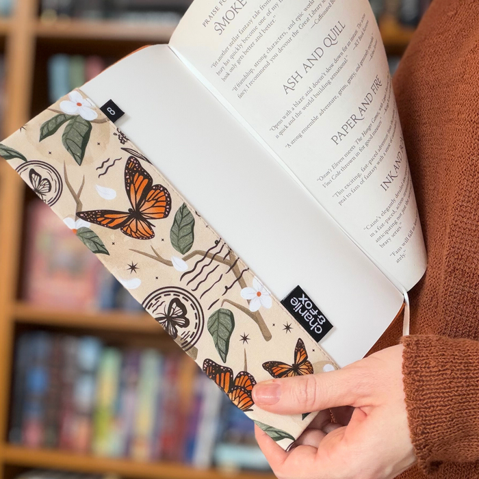 Monarch Story fabric dust jacket