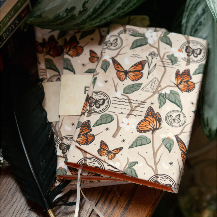 Monarch Story fabric dust jacket