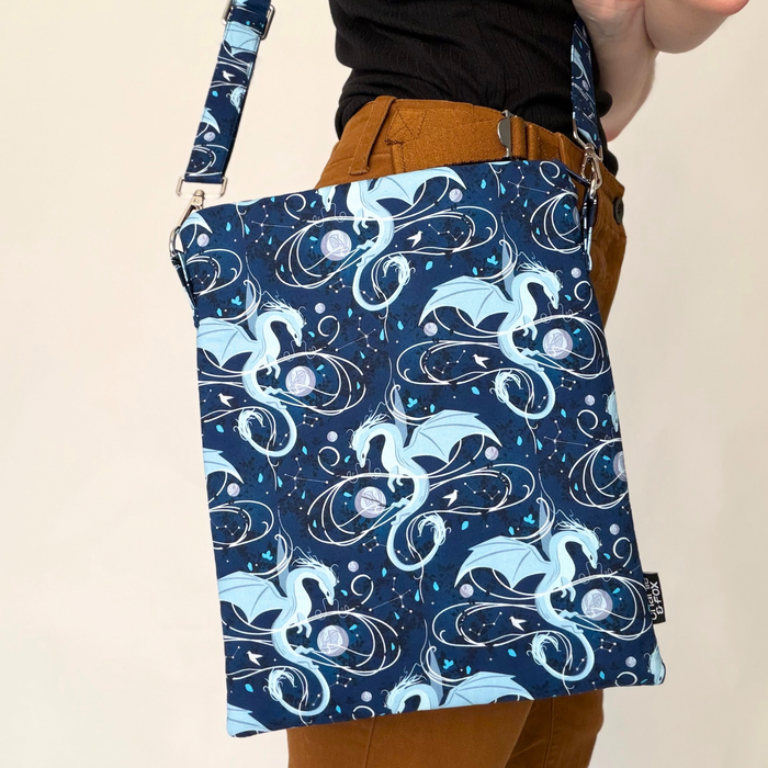 Moonplume Dragon crossbody sleeve (When The Moon Hatched - Sarah A. Parker)