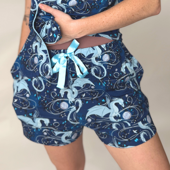 Moonplume Dragon PJ shorts (When The Moon Hatched - Sarah A. Parker)