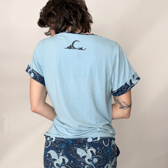 Moonplume Dragon PJ tee (When The Moon Hatched - Sarah A. Parker)