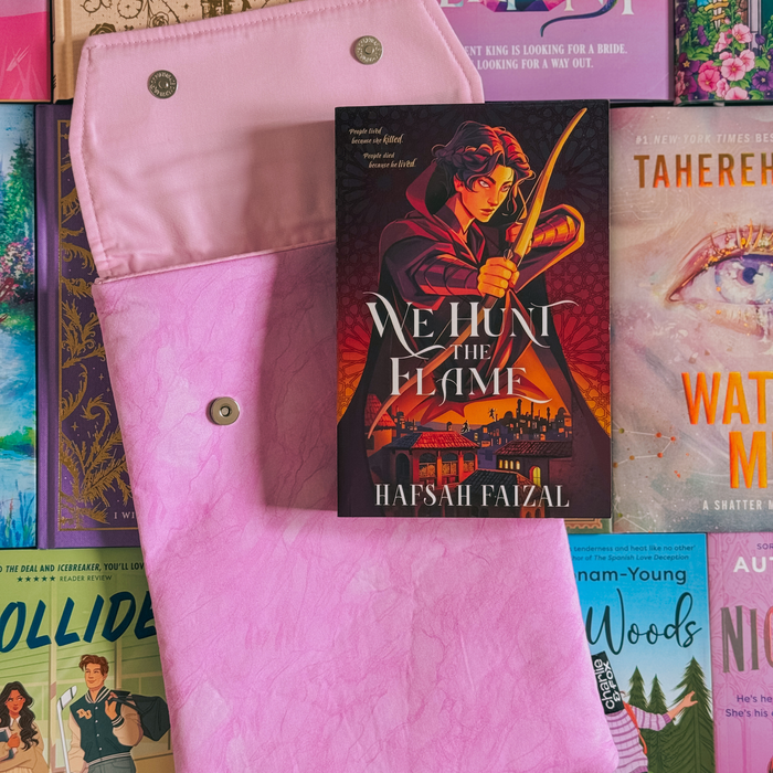 Pink Lemonade padded book sleeve