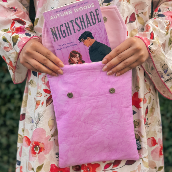 Pink Lemonade padded book sleeve