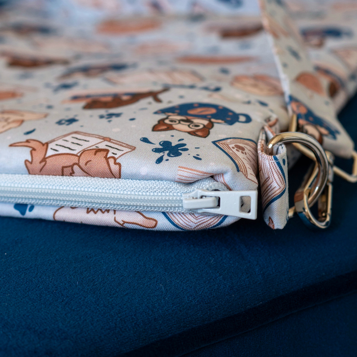 Pups and Pages crossbody sleeve
