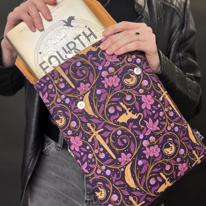 Fourth Wing Quadrants padded book sleeve - Rebecca Yarros