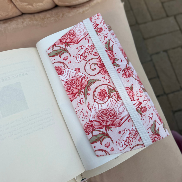 Romance Readers fabric dust jacket
