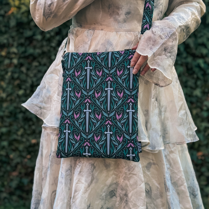 Rivals to Romance crossbody sleeve