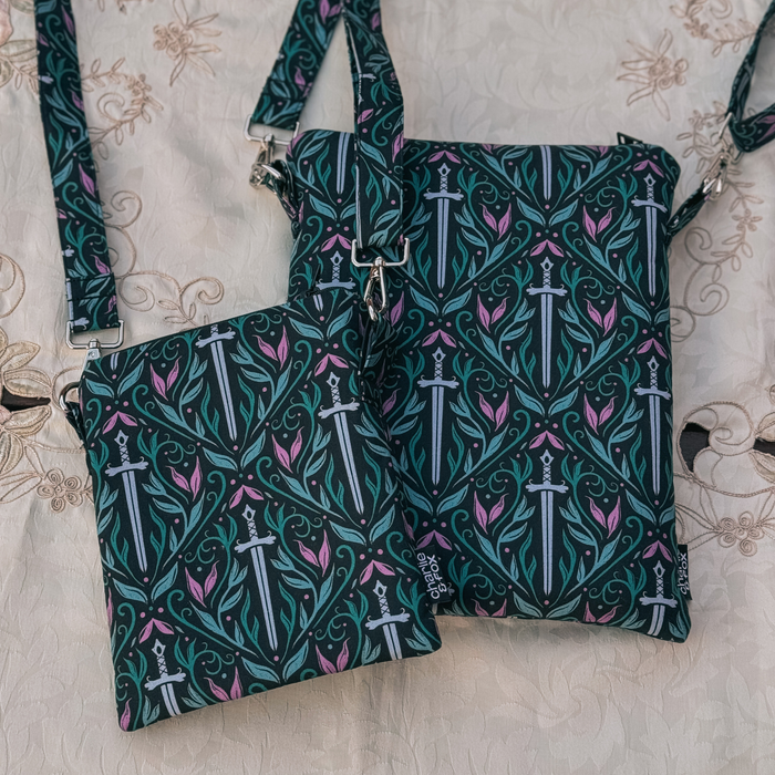 Rivals to Romance crossbody sleeve