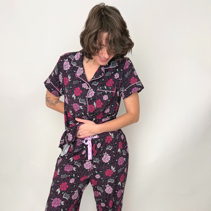 Romantasy PJ button-up shirt