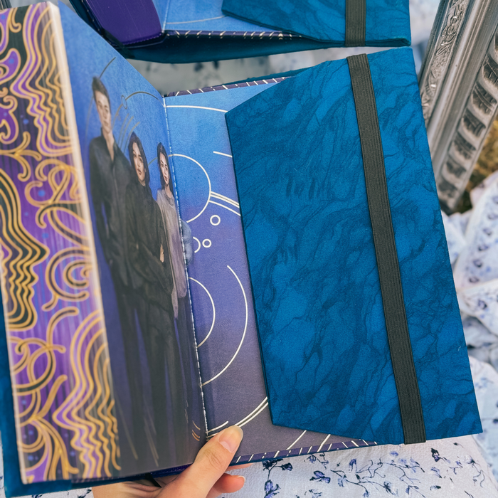 Sapphire Sea fabric dust jacket