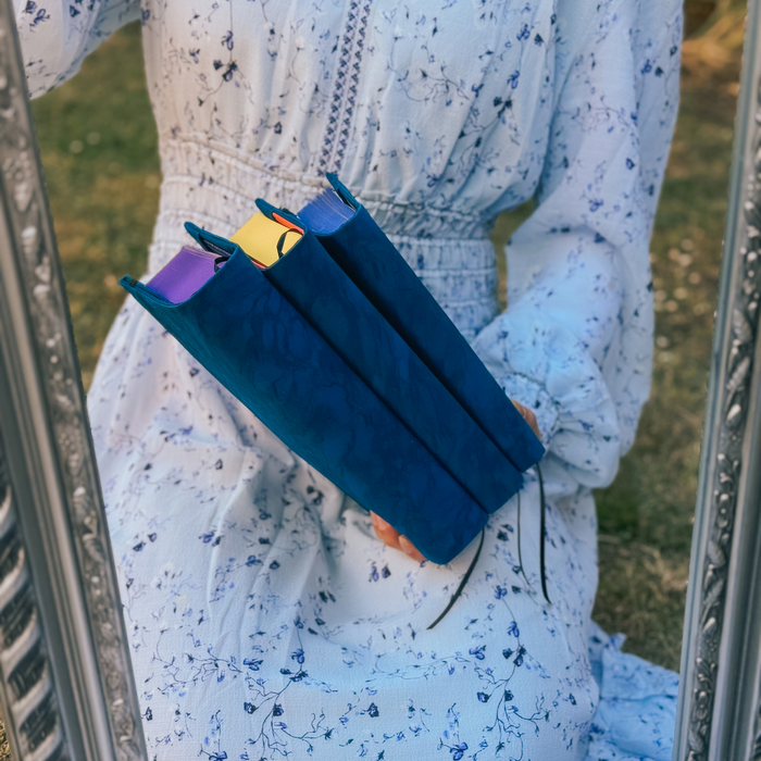 Sapphire Sea fabric dust jacket