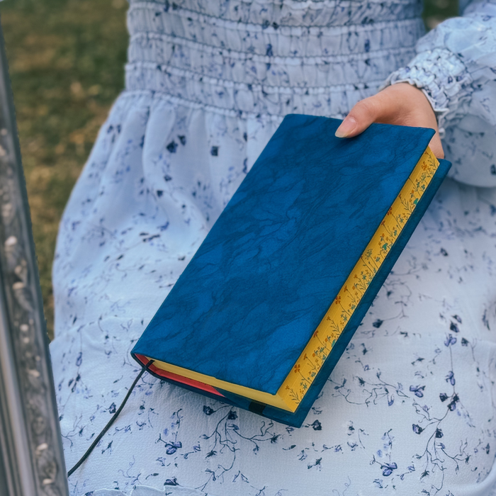 Sapphire Sea fabric dust jacket