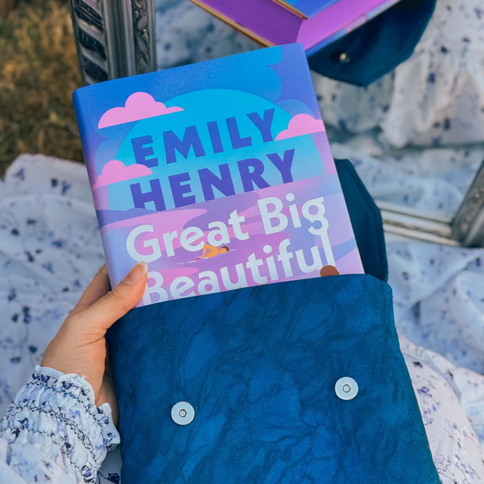Sapphire Sea padded book sleeve