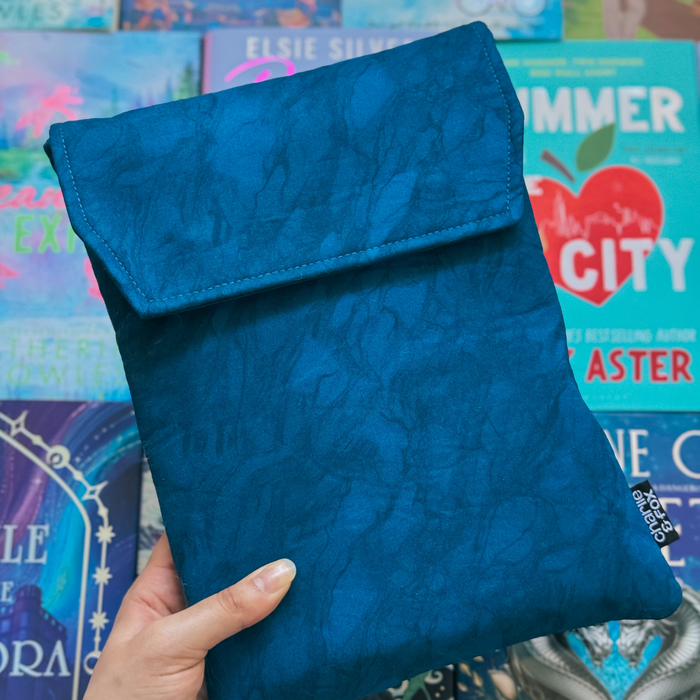 Sapphire Sea padded book sleeve