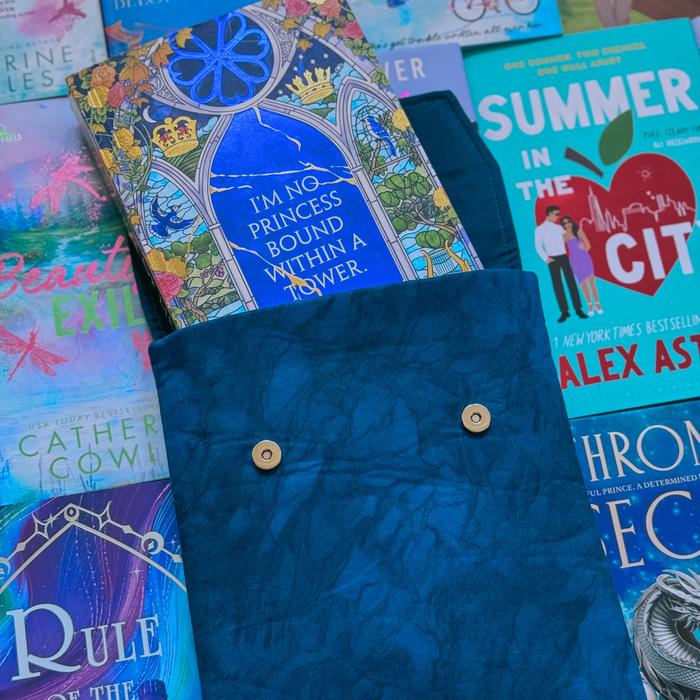 Sapphire Sea padded book sleeve