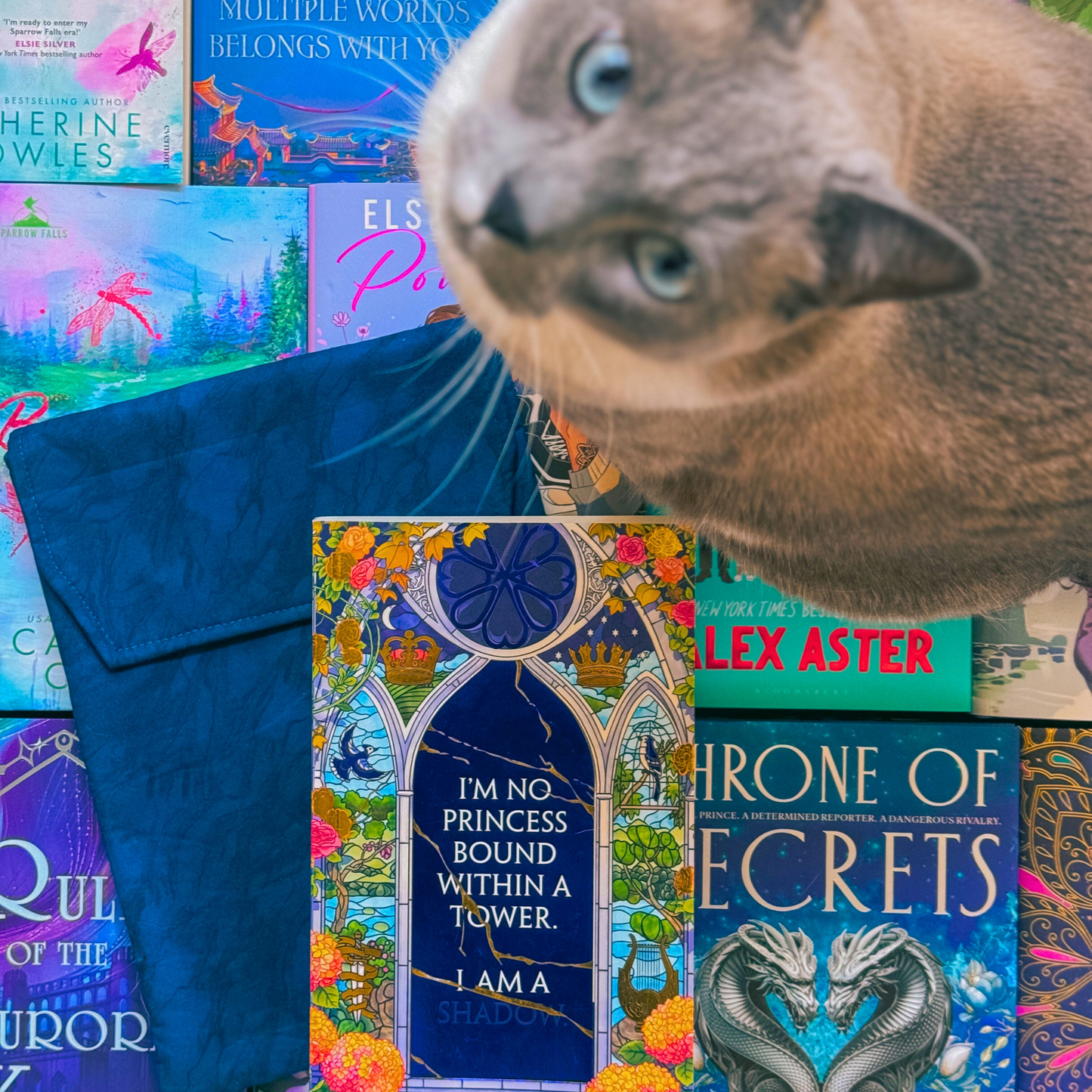 Sapphire Sea padded book sleeve