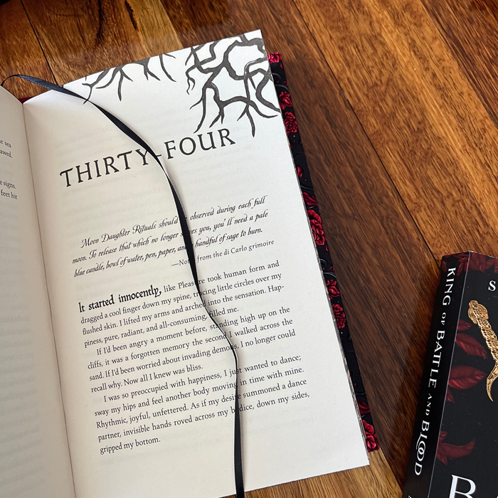 Scarlett Floral fabric dust jacket (Scarlett St. Clair)