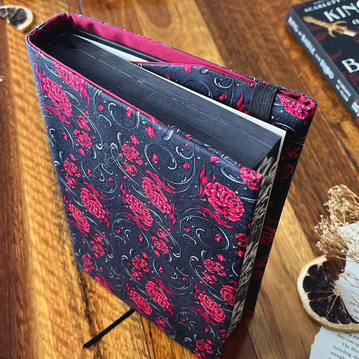 Scarlett Floral fabric dust jacket (Scarlett St. Clair)