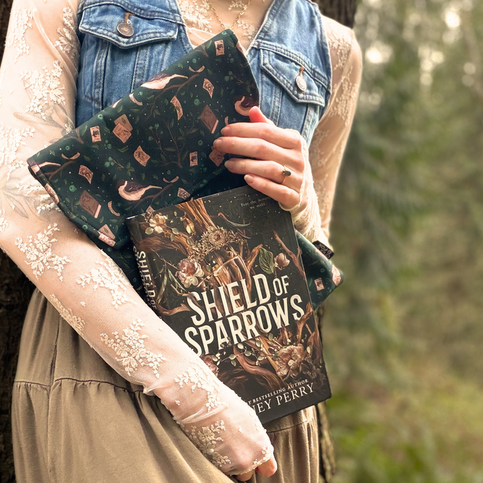Shield of Sparrows padded book sleeve - Devney Perry