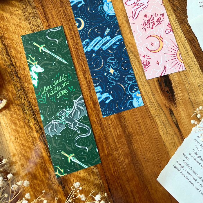 Throne of Glass Sarah J. Maas double-sided bookmark